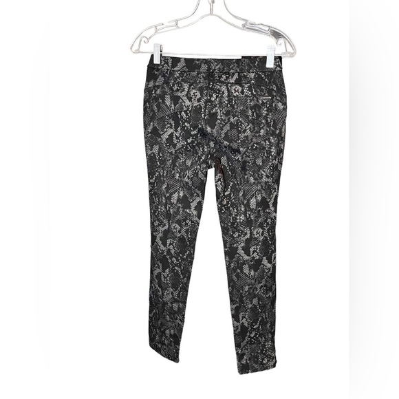 Womens Sanctuary Anthropologie Black Snakeskin Leggings Pants  Small - Picture 2 of 3